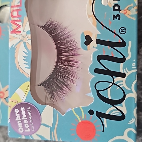 IONI "Malibu" Purple Ombre Wispy Doll Eyelashes Reusable - Picture 1 of 7